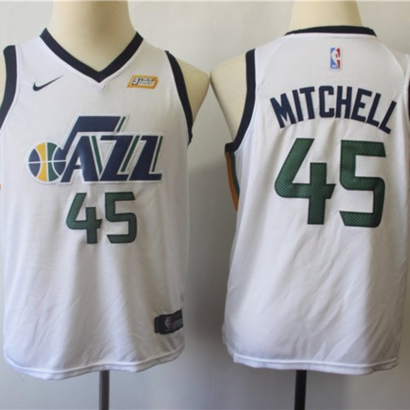 donovan mitchell white jersey
